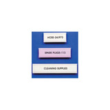 Label Holder ""C"" Design 7/8"" x 3"" Self Adheres (25 pcs/pkg)