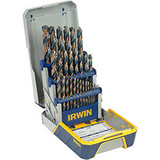 29 Pc. Drill Bit Industrial Set Case Black and Gold Oxide