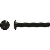 8-32 x 1/4" Button Socket Cap Screw - Steel - Black Oxide - UNC - Pkg of 100 - H