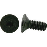 M6 x 1.0 x 20mm Flat Socket Cap Screw - Steel - Black Oxide - UNC - Pkg of 100 -