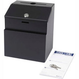 Safco Products Steel Suggestion Box Black