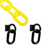 Mr. Chain Loading Dock Kit With Plastic Chain Black/Yellow