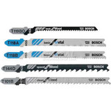BOSCH T-Shank Jigsaw Blade Set T500 Professional Grade 5-Piece