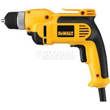 DeWALT 3/8"" VSR Pistol Grip Drill Kit DWD110K 8 Amps 650W 0-2500 RPM Single Gea