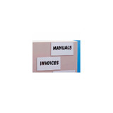 Magnetic Write-On Label 50 ft X 3""H Roll