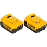 DeWALT DCB204-2 20V Li-Ion 20V MAX Battery 4Ah Extended Capacity 2Pk