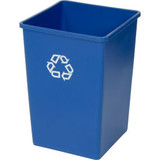 Rubbermaid Recycling Can 35 Gallon Blue