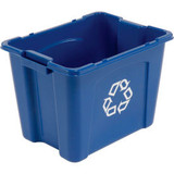 Rubbermaid Recycling Bin 14 Gallon Blue