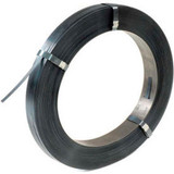 Global Industrial Steel Strapping Coil 1/2""W x 2940'L x 0.020"" Thick Black