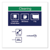 Tork® Cleaning Cloth, 12.6 X 10, White, 500 Wipes-carton 510137 USS-TRK510137