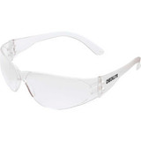 MCR Safety CL110 Crews Checklite Safety Glasses Clear Lens Clear Frame Anti-Scra