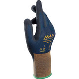 MAPA Ultrane 500 Grip & Proof Nitrile Palm Coated Gloves Lt Weight 1 Pair Size 1
