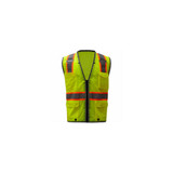GSS Safety Heavy-Duty Safety Vest Class 2 Lime Large