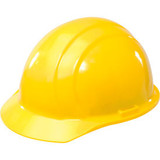 ERB Americana Cap Safety Helmet 4-Point Slide-Lock Suspension Yellow