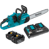 Makita XCU04PT 16"" Cordless Chain Saw Kit 18V X2 (36V) LXT w/2 5.0Ah Batteries