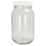 Qorpak Bottle,133 mm H,Clear,79 mm Dia,PK24 GLC-01805