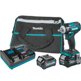 40V max XGT® Brshless Crdless 4?Speed 1/2" Sq. Dr Impact Wrench Kit w/ Friction Ring Anvil (2.5Ah) GWT04D