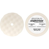 WHITE Foam Waffle Compounding Pad COARSE (2 PACK 8" diameter, 1.25 depth) 5081