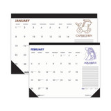 House of Doolittle™ CALENDAR,ZODIAC DESK S,WH 1676