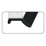Manufacturer Varies Garage Door Bottom,Replacement,L216 2RRT8