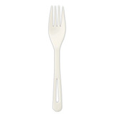 World Centric® Tpla Compostable Cutlery, Fork, 6.3", White, 1,000/carton FOPS6
