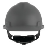 V-Gard Cap-Style Hard Hat with Fas-Trac III Suspension, Matte, Grey
