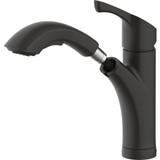 Home Impressions 1-Handle Pull-Out Kitchen Faucet, Matte Black Finish FP4A0120BL-JPA1 497470