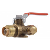 Sharkbite Ball Valve,1/2",200 psi,SS 24615LFG