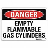 Lyle Danger Sign,10 inx14 in,Aluminum U3-1423-NA_14x10