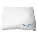 Aquasafe Sandless Sandbag,White,22 inL,16inW,PK10  AS10-FB