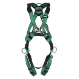 Msa Safety Full Body Harness,V-FORM,XS 10197199