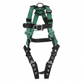 Msa Safety Full Body Harness,V-FORM,XS 10197206