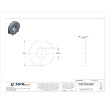 Te-Co FltWsh,BKOx,Stl,#10,1/2x0.109625in,25PK 42600