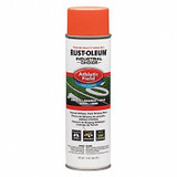 Rust-Oleum Field Striping Paint,20 oz,Fluor. Orange 257406