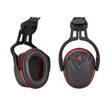Msa Safety Helmet Mounted Earmuff,V-Gard,Red 10190358
