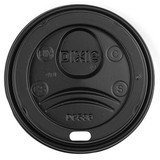 Dixie Disp Hot Cup Lid,8 oz,Black,PK1000  DL9538B