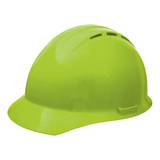 Erb Safety Hard Hat,Type 1, Class C,Hi-Vis Green 19450
