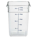 Cambro Food Storage Container,11.25" L,PK6 CA22SFSCW135