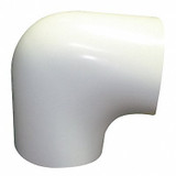 Johns Manville Fitting Cover,90 Elbow,9-5/8 In Max,Wh 32840