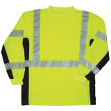 Kishigo T-Shirt,Black Sided,Class 3,Lime,M 9134-M