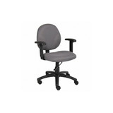 Sim Supply Task Chair,Ergonomic,Gray  6GNL9