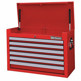 Westward Powder Coated Red,Light Duty,Top Chest 32H833