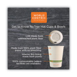 World Centric® BOWL,NOTREE,32OZ,500CT,NT BO-SU-32 USS-WORBOSU32