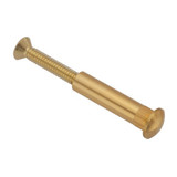 Manufacturer Varies Architect Bolt,Brass,1/4"-20,1 9/16"L Z5205