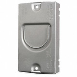 Raco Electrical Box Cover,Raised,5-1/4 in. 701RD
