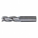 Cleveland Sq. End Mill,Single End,Carb,3/8" C60627