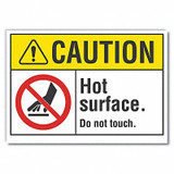 Lyle Caution Sign,7inx10in,Non-PVC Polymer LCU3-0083-ED_10x7