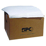 Brady Spc Absorbents Absorb Pad,Oil-Based Liquids,White,PK100 SXT100