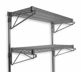 Sim Supply Wire Wall Shelf,34x18x60in,ShlfCap 125lb  2HGE6