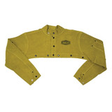Leather Cape Sleeves, 10 3/4", Anodized Snaps, Large, Golden Yellow